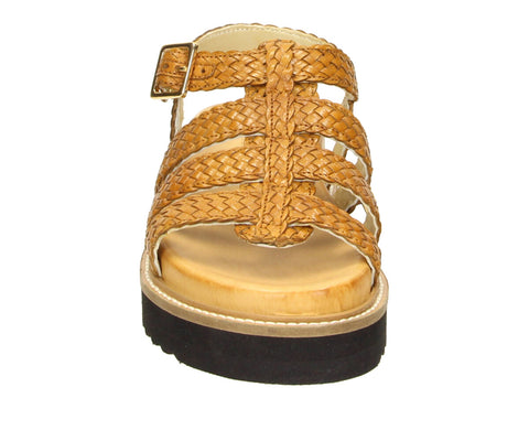 Make a stylish impression with the 6GL0091002 3300 cognac gladiator-style sandal. Featuring beautifully woven straps in a warm cognac hue and an adjustable buckle closure, this sandal pairs a bold design with everyday comfort. The flatform sole adds just the right amount of height to elevate any summer look.

Material
Crafted with premium materials for durability and a refined finish.

Specifications

Gladiator-inspired woven straps in rich cognac.
Adjustable buckle closure for a secure, custom fit.
Flatfor