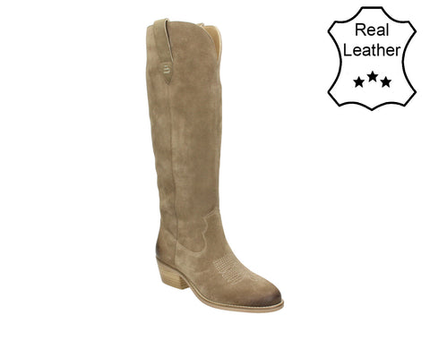 6NU0251201 Sand Leather Suede