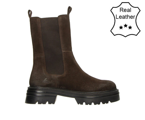 6RF0061301 Brown Leather Suede Waxy