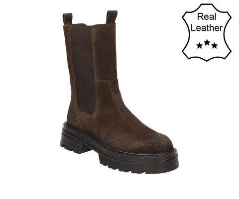 6RF0061301 Brown Leather Suede Waxy