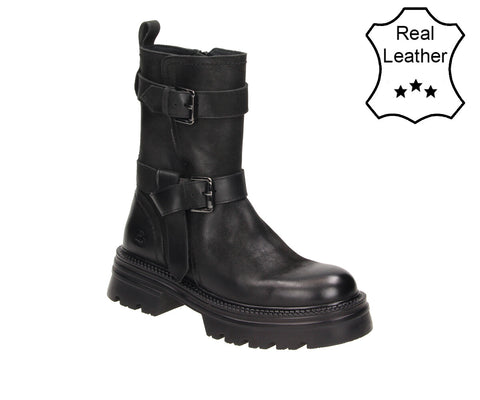 6RF0061302 Black Leather Nubuck Brushed