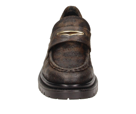 6RF0081902 Brown Leopard Leather