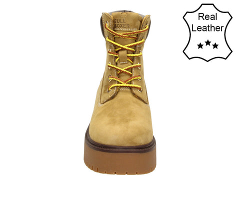 6TT1070201 Camel Dark Brown Leather Suede Combi