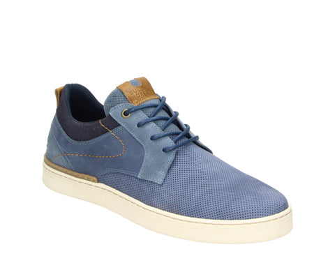 The Bullboxer 7CI0030101 4100 Navy Leather Men's Sneaker combines sleek sophistication with everyday comfort. Crafted from high-quality navy leather, this sneaker is perfect for those who want a versatile, stylish shoe that pairs effortlessly with casual or smart-casual outfits. Whether you're running errands or out with friends, this sneaker delivers both style and comfort.