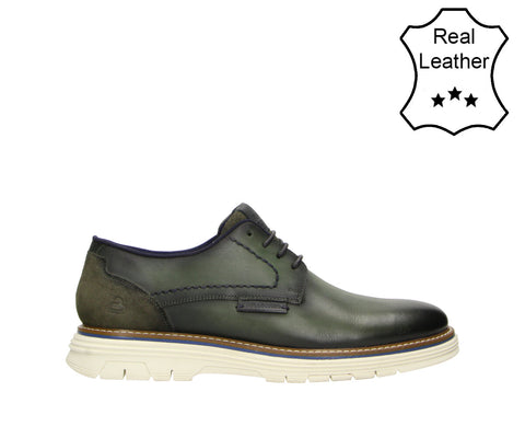 7RF0020301 Green Navy Leather Combi