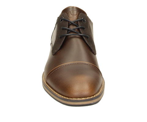 The Bullboxer 7ZZ1370301 3535 Dark Brown-Dark Brown PU Men's Shoe combines timeless style with practical comfort. Featuring a rich dark brown finish, this versatile shoe is ideal for work, formal occasions, or adding a sophisticated touch to casual looks.